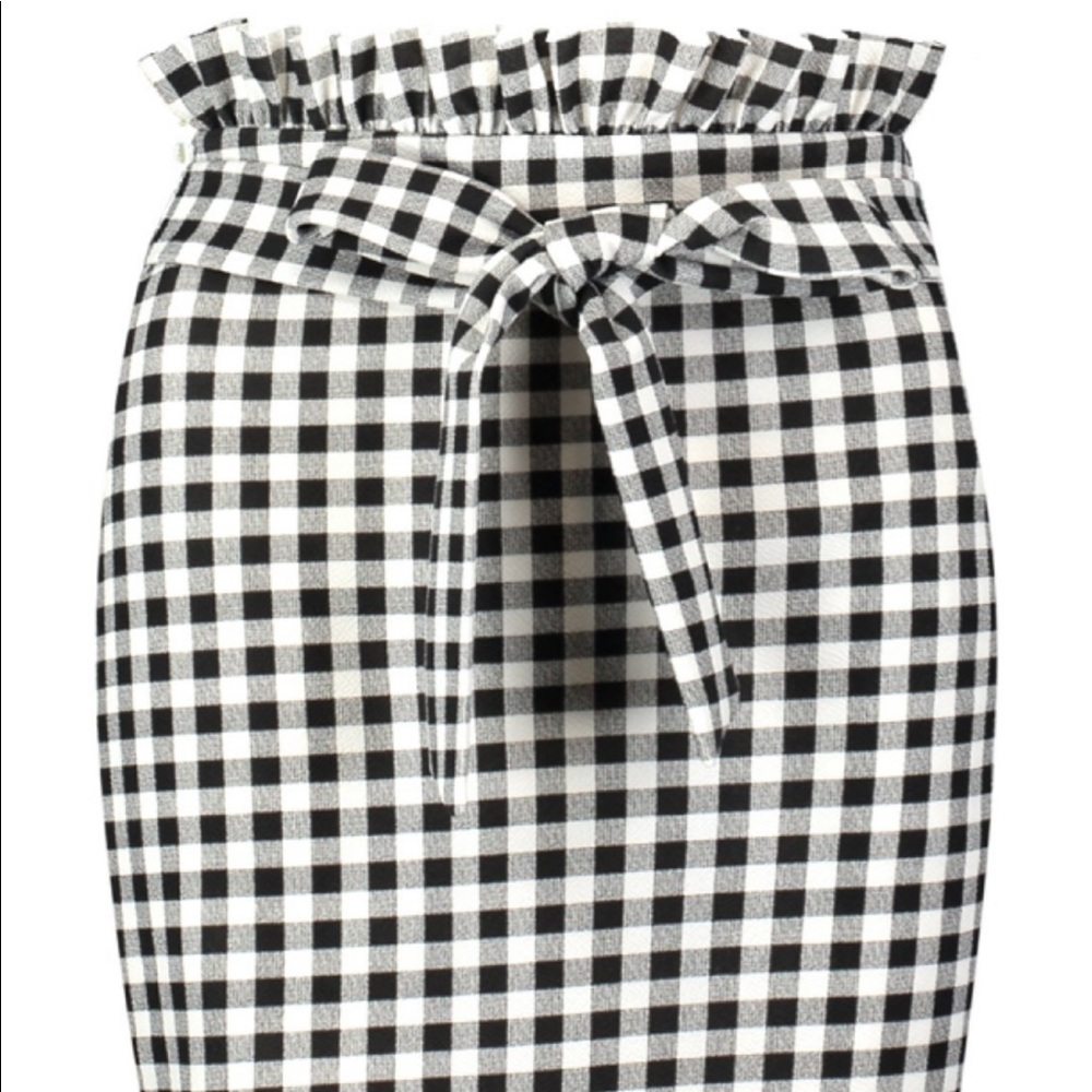 High Waist Tie Front Skirt - Picture 4 of 8